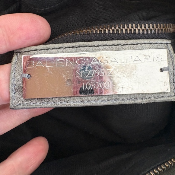 Balenciaga Handle Bag, Motocross Class, Gray - Picture 5 of 5